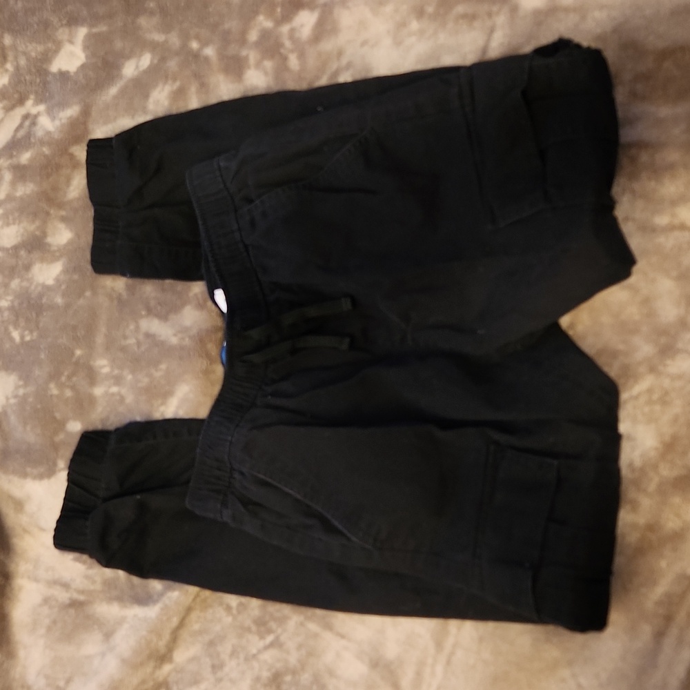 Black Old Navy Cargo Jogger Boys Size XL 14-16